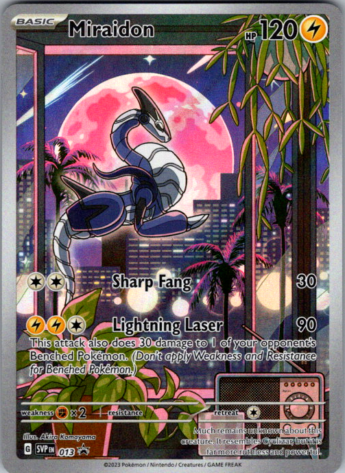 Miraidon Pokémon promo card from the Stratlock Collectibles inventory