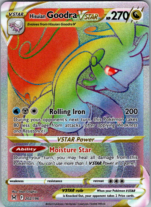 Hisuian Goodra VSTAR 202/196