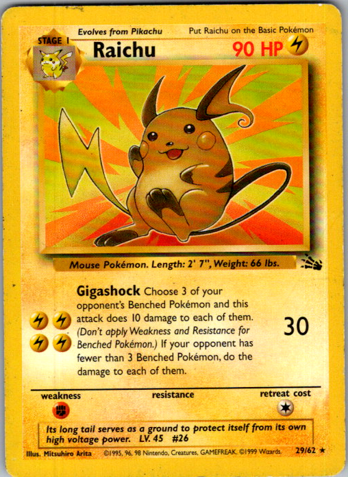 Raichu 29/62