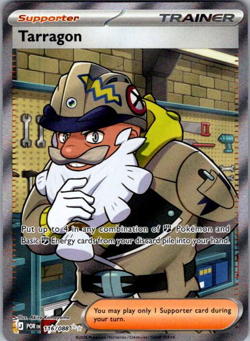 Tarragon 116/088 Perfect Order English Pokémon card
