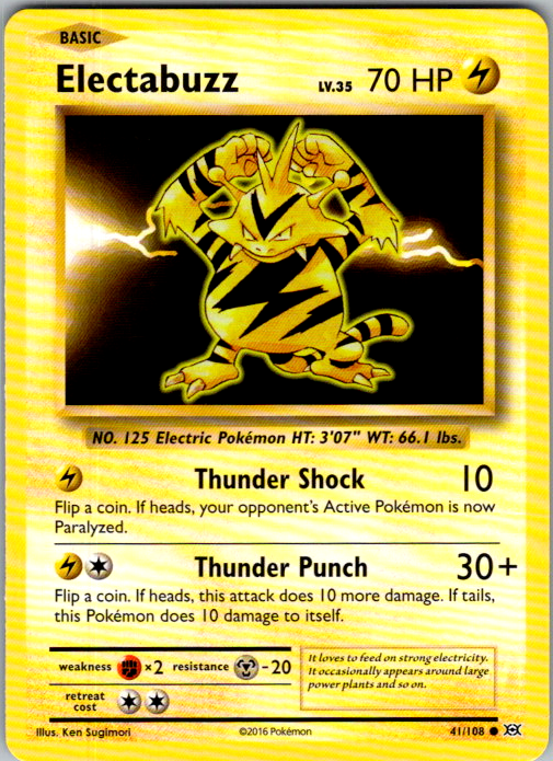 Electabuzz 41/108 Evolutions English