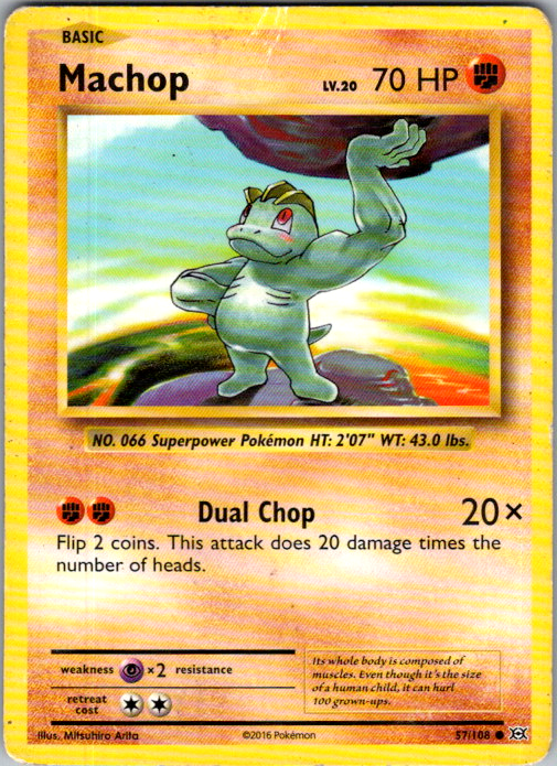 Machop 57/108 Evolutions English