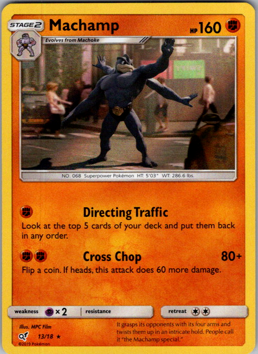 Machamp 13/18 Detective Pikachu English