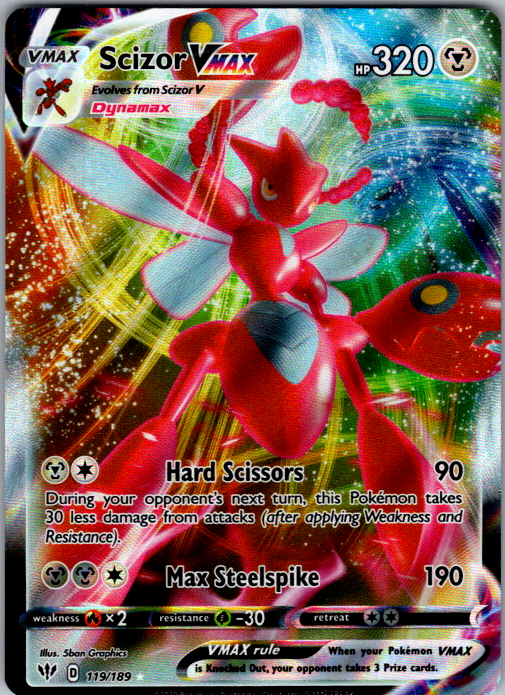 Scizor VMAX 119/189 English