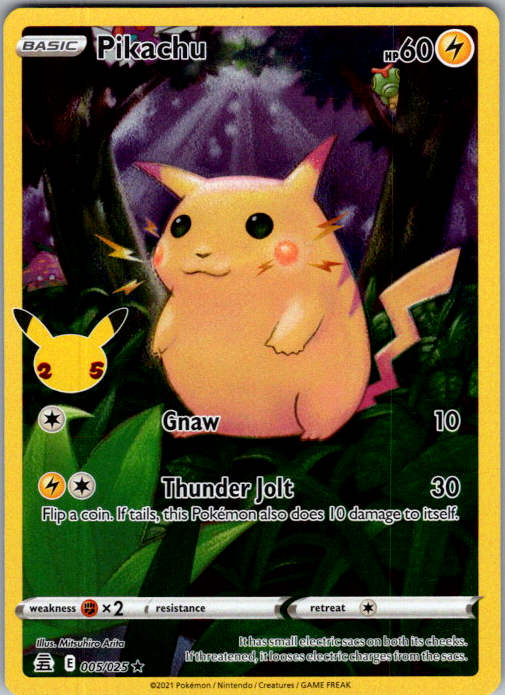 Pikachu 005/025 English