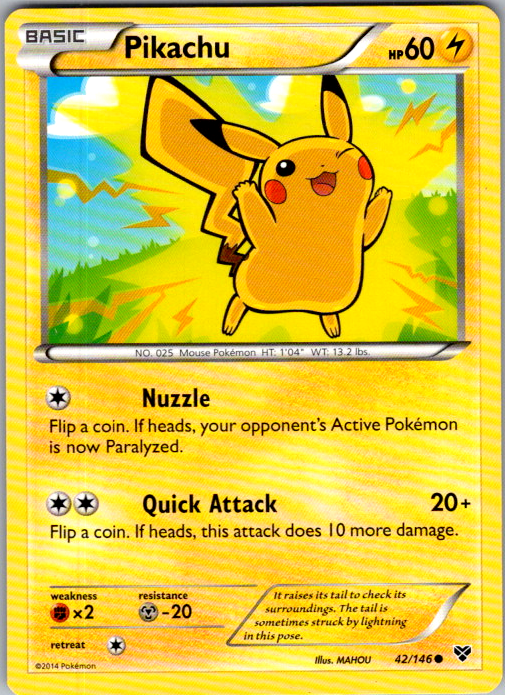 Pikachu 42/146 XY English