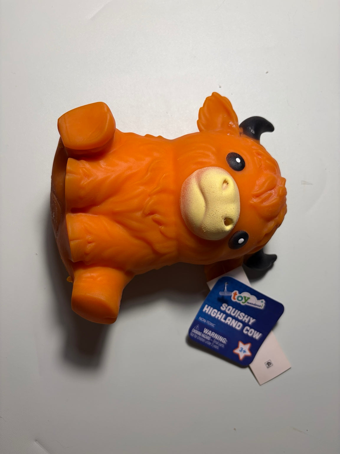 Light Brown Highland Cow squishy toy