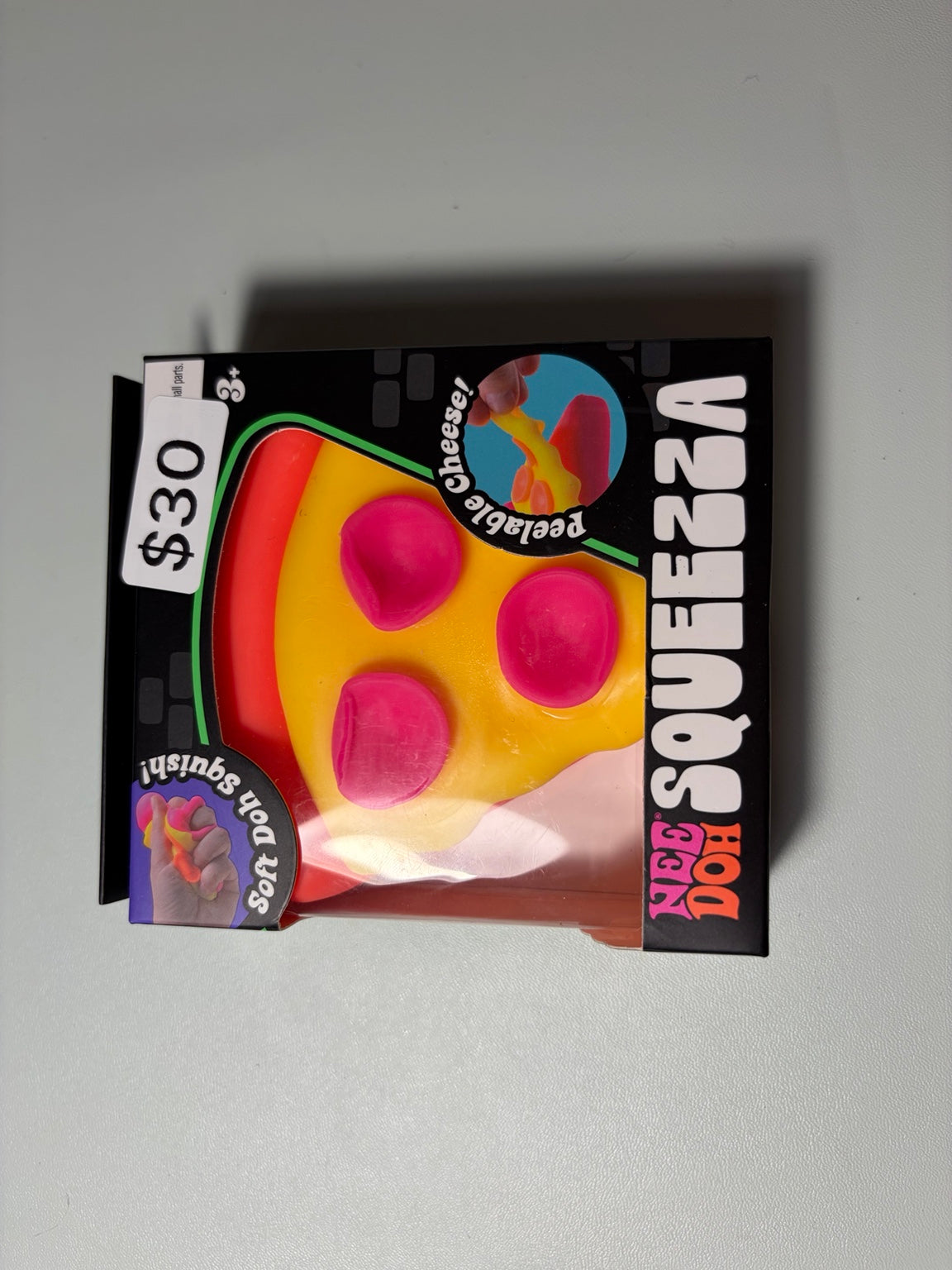 NeeDoh Squeeza Orange Crust pizza squishy