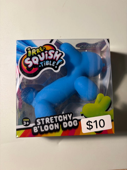 Blue Stretchy B'loon Dog squishy