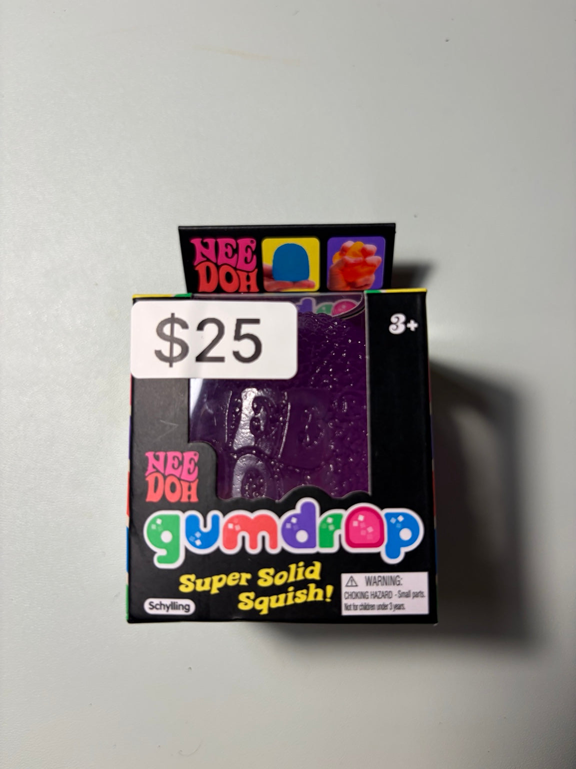 NeeDoh Gumdrop Purple super solid squish