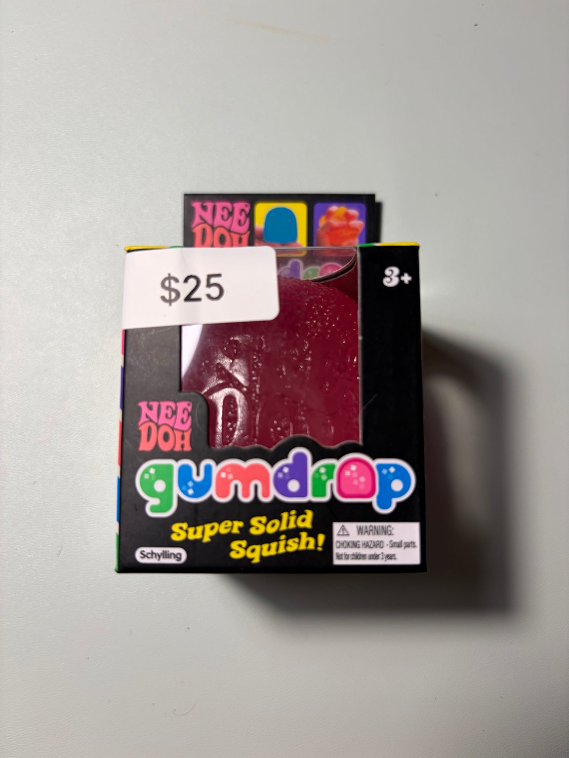 NeeDoh Gumdrop Pink super solid squish