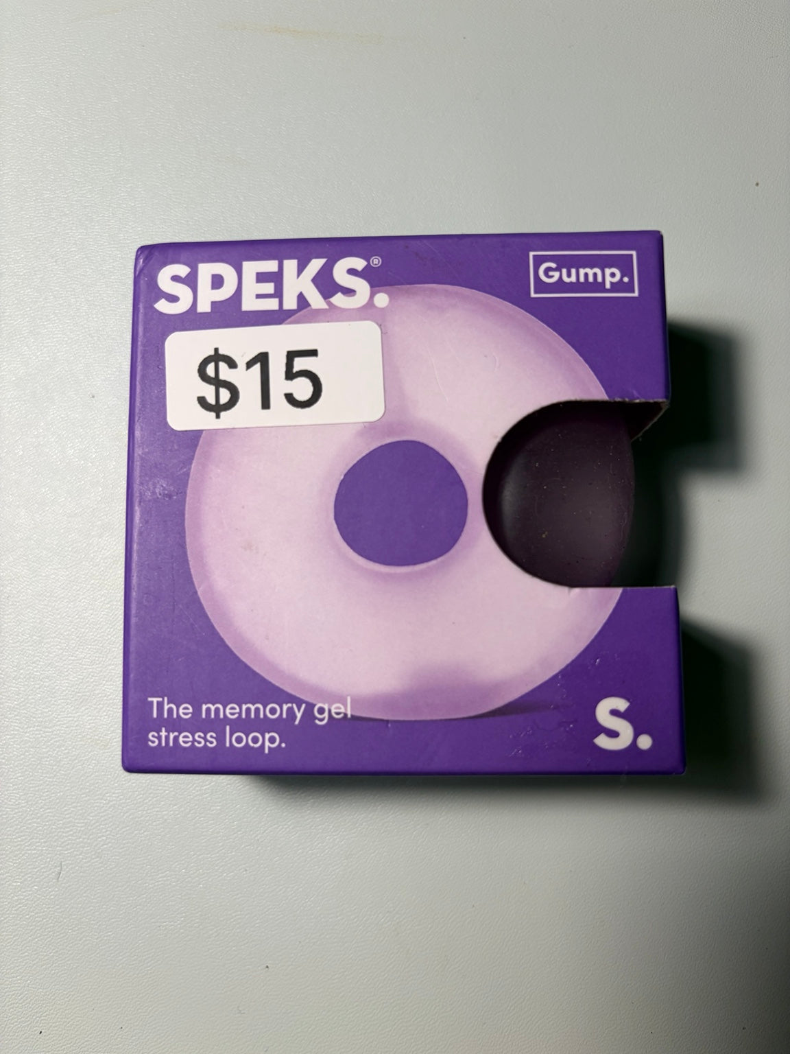 Speks Gump Purple Loop stress toy