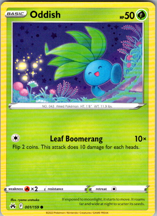Oddish 1/159 from Crown Zenith