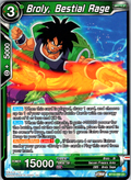 Broly, Bestial Rage BT19-090 Fighter's Ambition Dragon Ball Super card