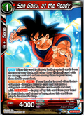 Son Goku, at the Ready BT19-010 Fighter's Ambition Dragon Ball Super card