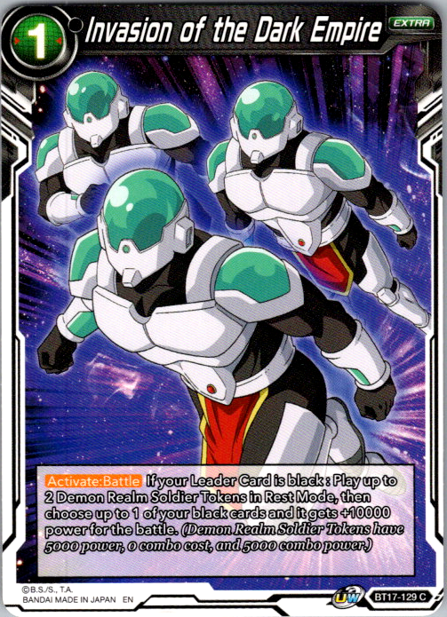 Invasion of the Dark Empire BT17-129 copy 1