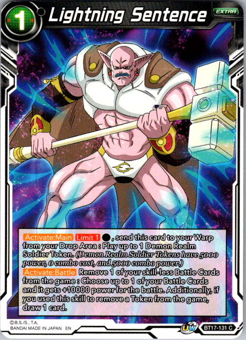 Lightning Sentence BT17-131