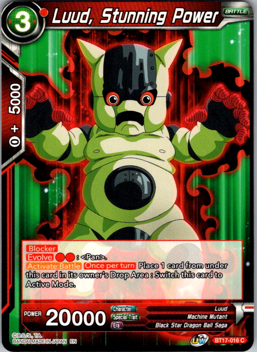 Luud, Stunning Power BT17-016 Dragon Ball Super Ultimate Squad