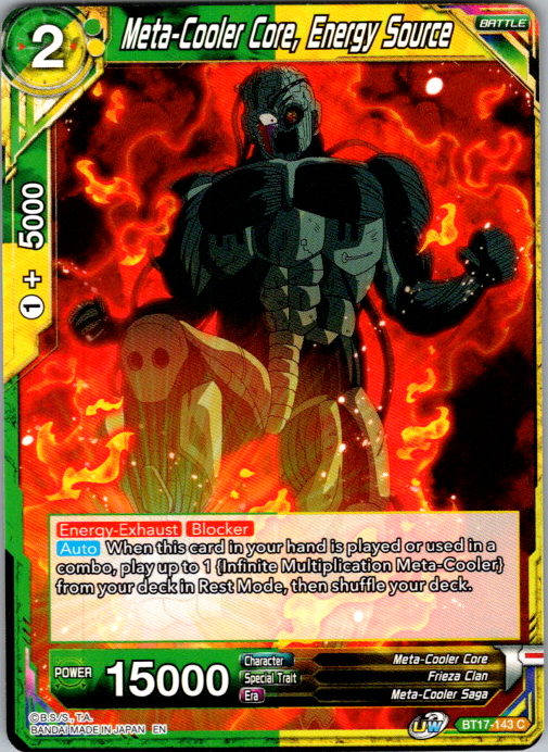 Meta-Cooler Core, Energy Source BT17-143 copy 1