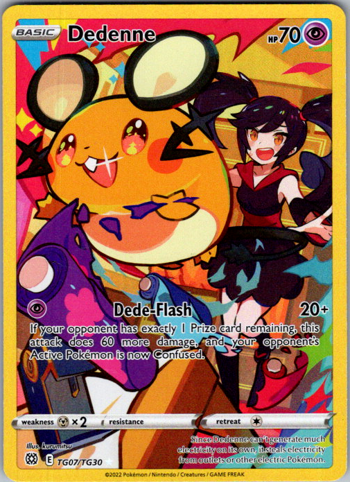 Dedenne Pokémon card scan