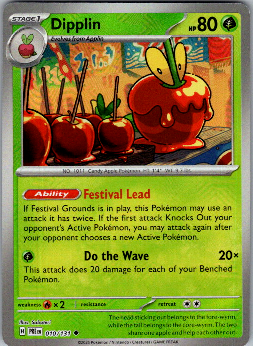 Dipplin #010/131 | Prismatic Evolutions | Uncommon | English