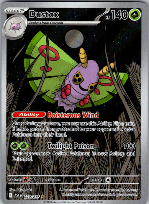 Dustox #220/217 | Ascended Heroes | Illustration Rare | English