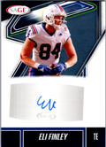 Eli Finley 2026 SAGE football autograph card