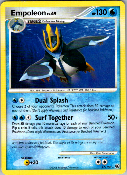 Empoleon Pokémon card scan