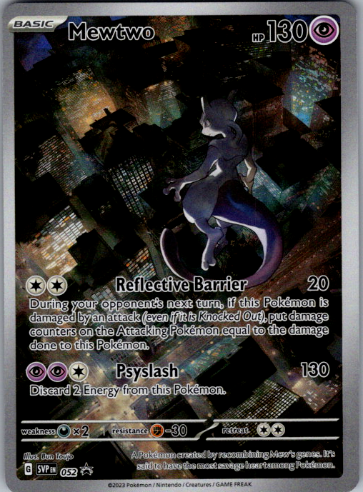 Mewtwo #052 | Scarlet & Violet Black Star Promos | English — scanned card front