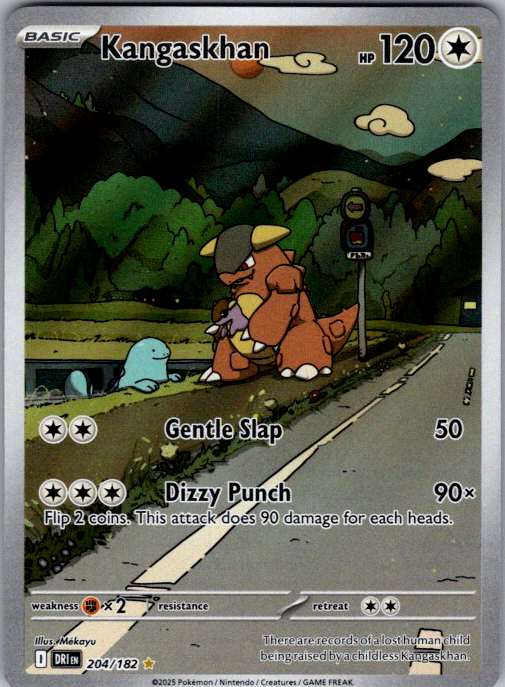 Kangaskhan #204/182 | Destined Rivals | English — scanned card front