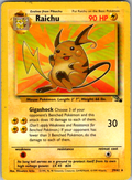 Raichu #29/62 | Fossil Unlimited | English — scanned card front
