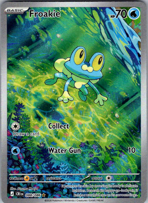 Froakie #088/086 | Chaos Rising | English — scanned card front