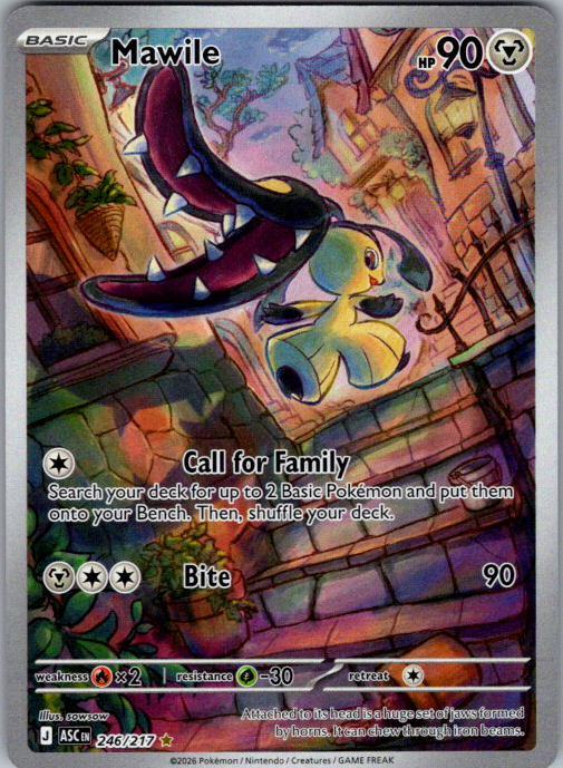 Mawile #246/217 | Ascended Heroes | English — scanned card front