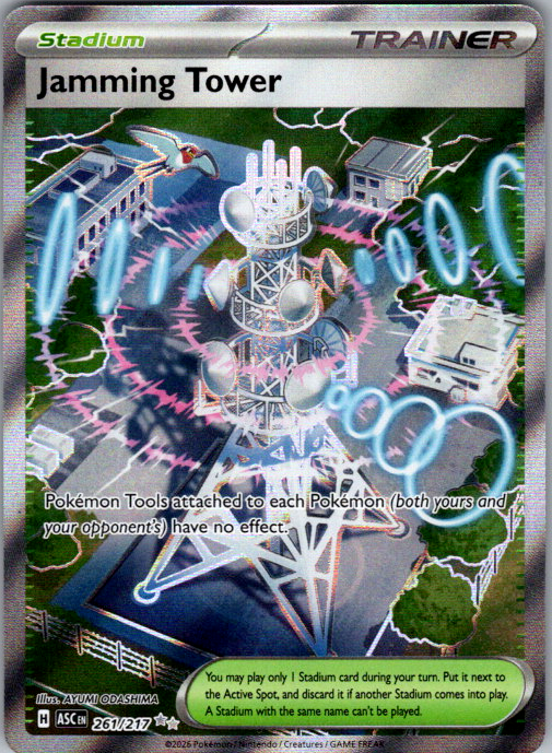 Jamming Tower #261/217 | Ascended Heroes | English — scanned card front