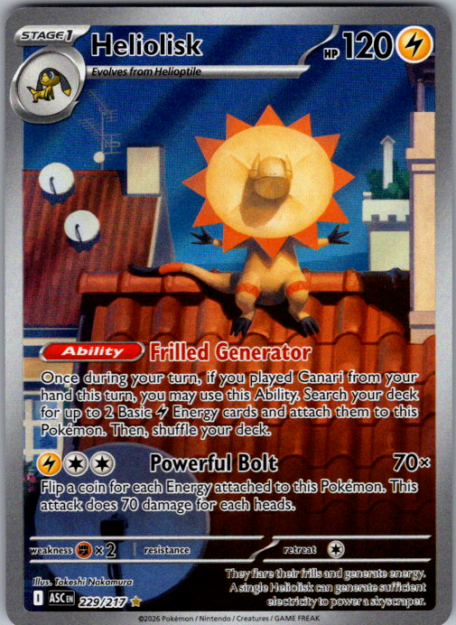 Heliolisk #229/217 | Ascended Heroes | English — scanned card front