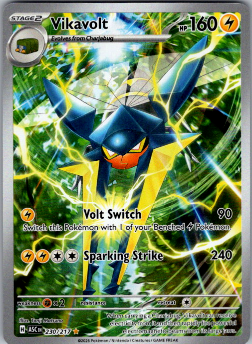 Vikavolt #230/217 | Ascended Heroes | English — scanned card front