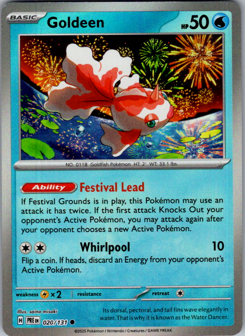 Goldeen #020/131 | Prismatic Evolutions | Common | English