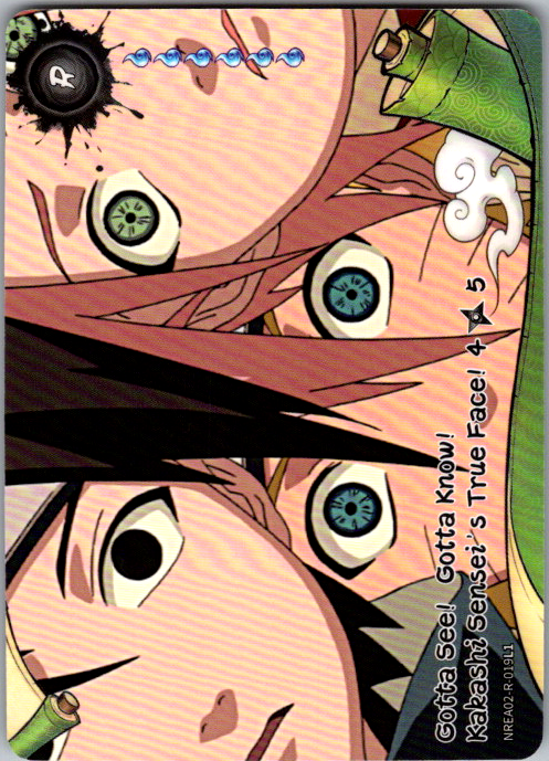 Gotta See! Gotta Know! Kakashi Sensei's True Face! NREA02-R-019L1