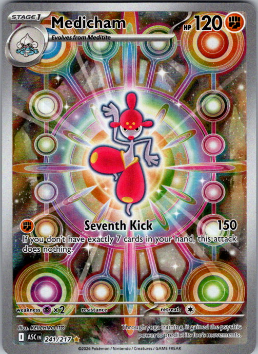 Medicham #241/217 | Ascended Heroes | Illustration Rare | English