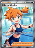 Misty's Vitality Pokémon card scan