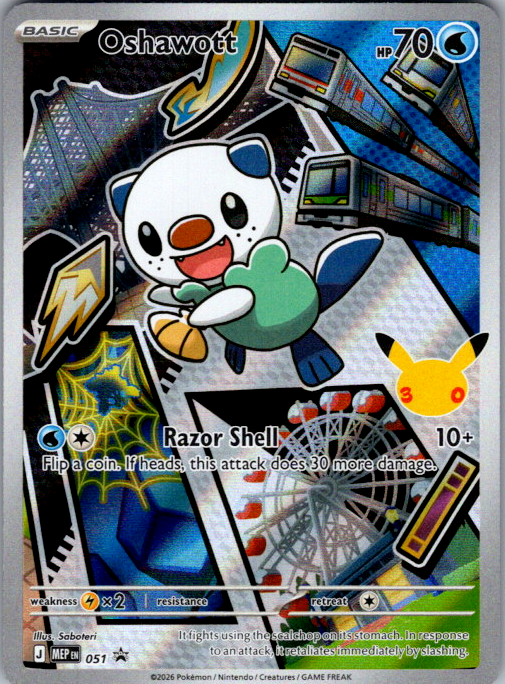 Oshawott #051 Mega Evolution Promo English Pokémon card