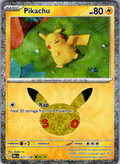 Pikachu Pokémon card scan