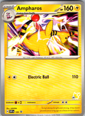 Ampharos SVP 109 Pikachu stamp 47 Pokemon card