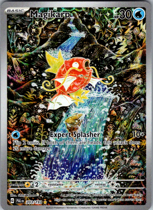 Magikarp #203/193 Paldea Evolved Illustration Rare Pokémon card