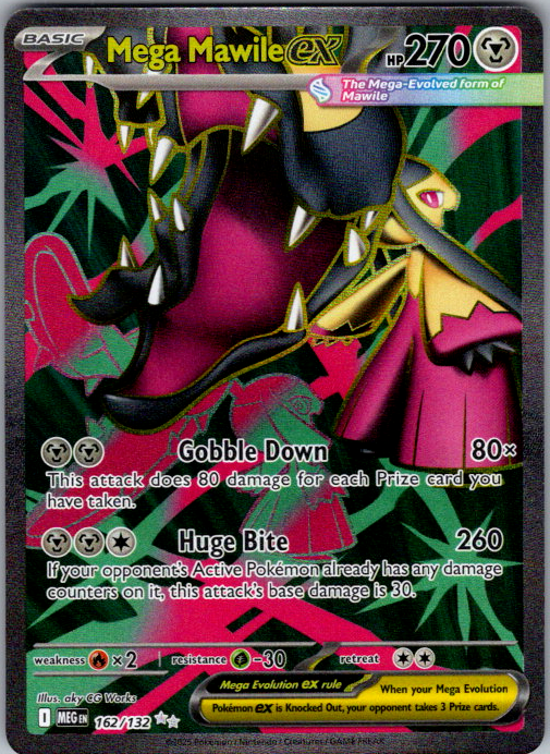 Mega Mawile ex 162/132 Mega Evolution Pokemon card