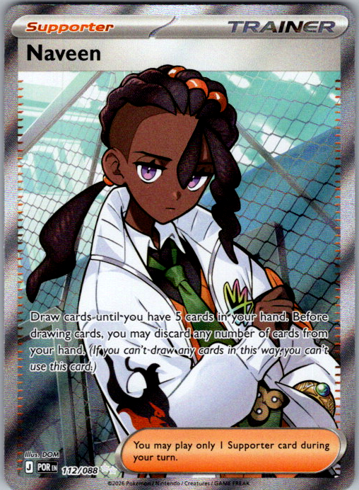 Naveen 112/088 Perfect Order Pokemon card