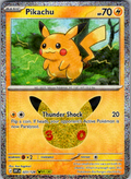 Pikachu 023/128 30th Celebration Pokemon card