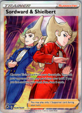 Sordward & Shielbert TG28/TG30 Silver Tempest Trainer Gallery Pokémon card