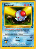 Tentacool 56/62 Fossil Pokemon card