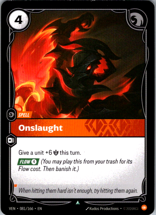 Onslaught VEN-081/166 Riftbound Vendetta card